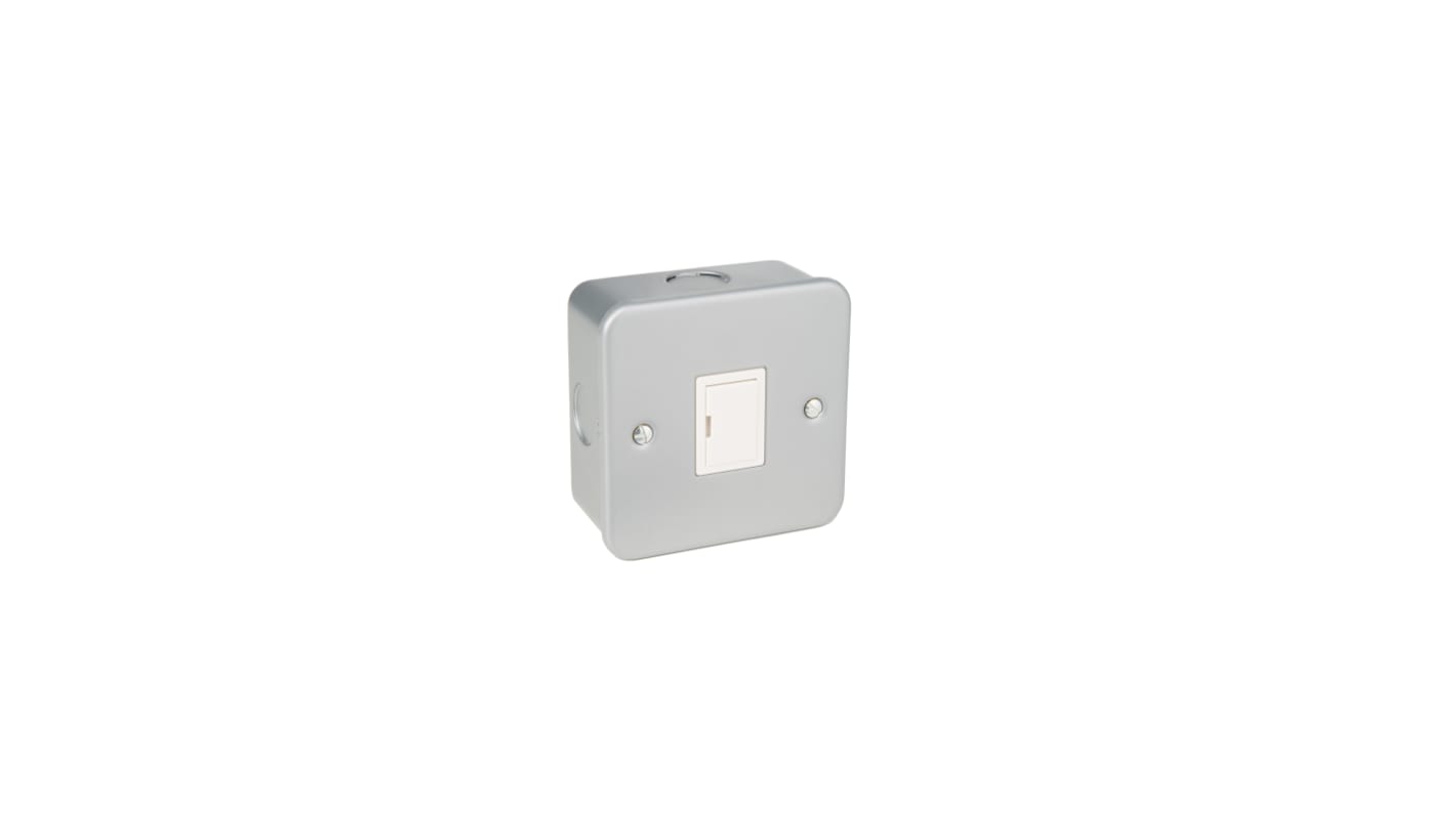RS PRO Gesicherte Abzweigdose 1 Ausbrüche 25mm min. 250V ac 13A BS 1362