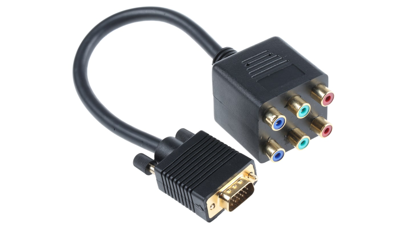 RS PRO AV Adapter, Male VGA to Female Phono