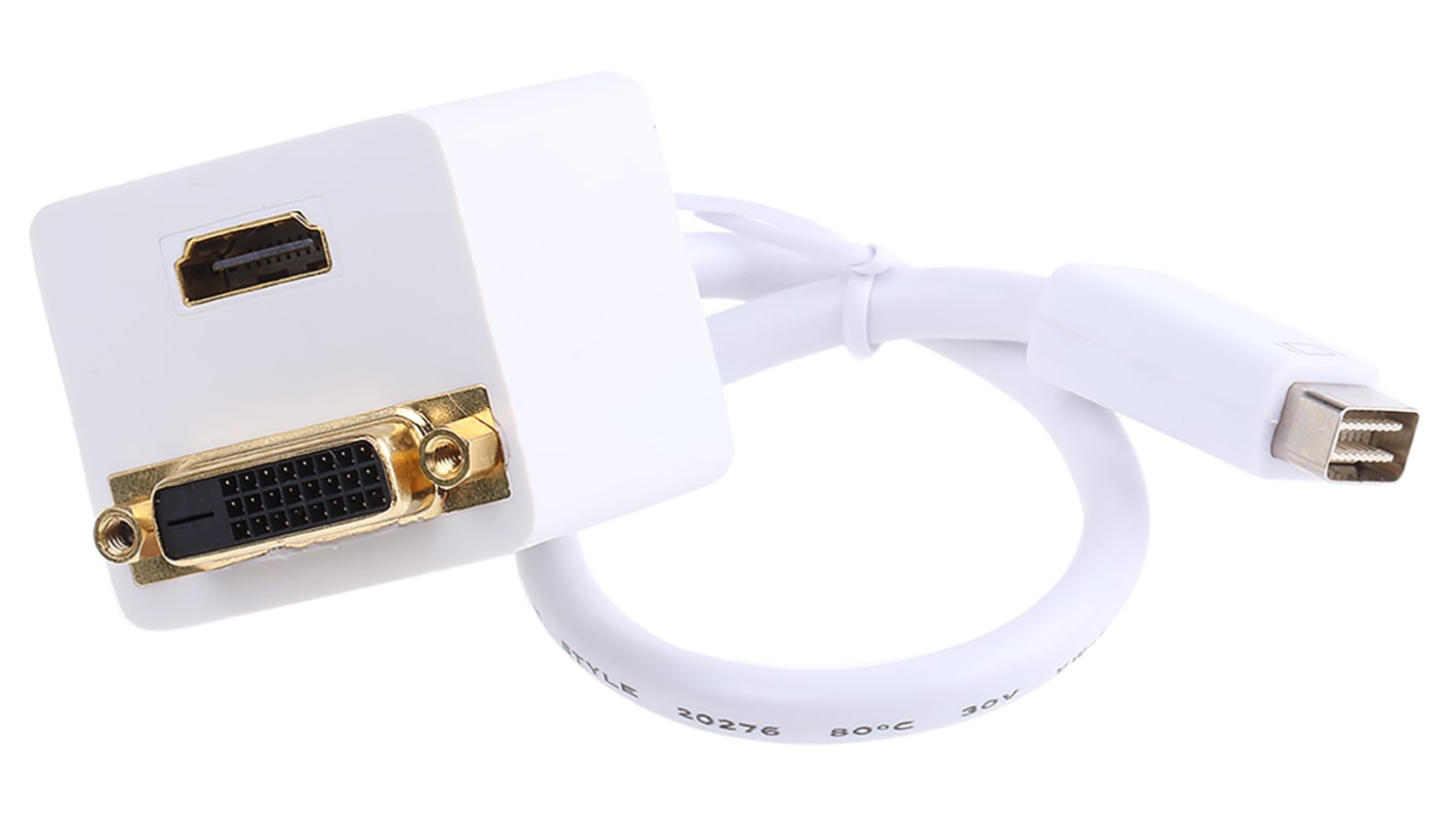 RS PRO HDMI Splitter DVI, HDMI 3-Port 2 Videoeingänge