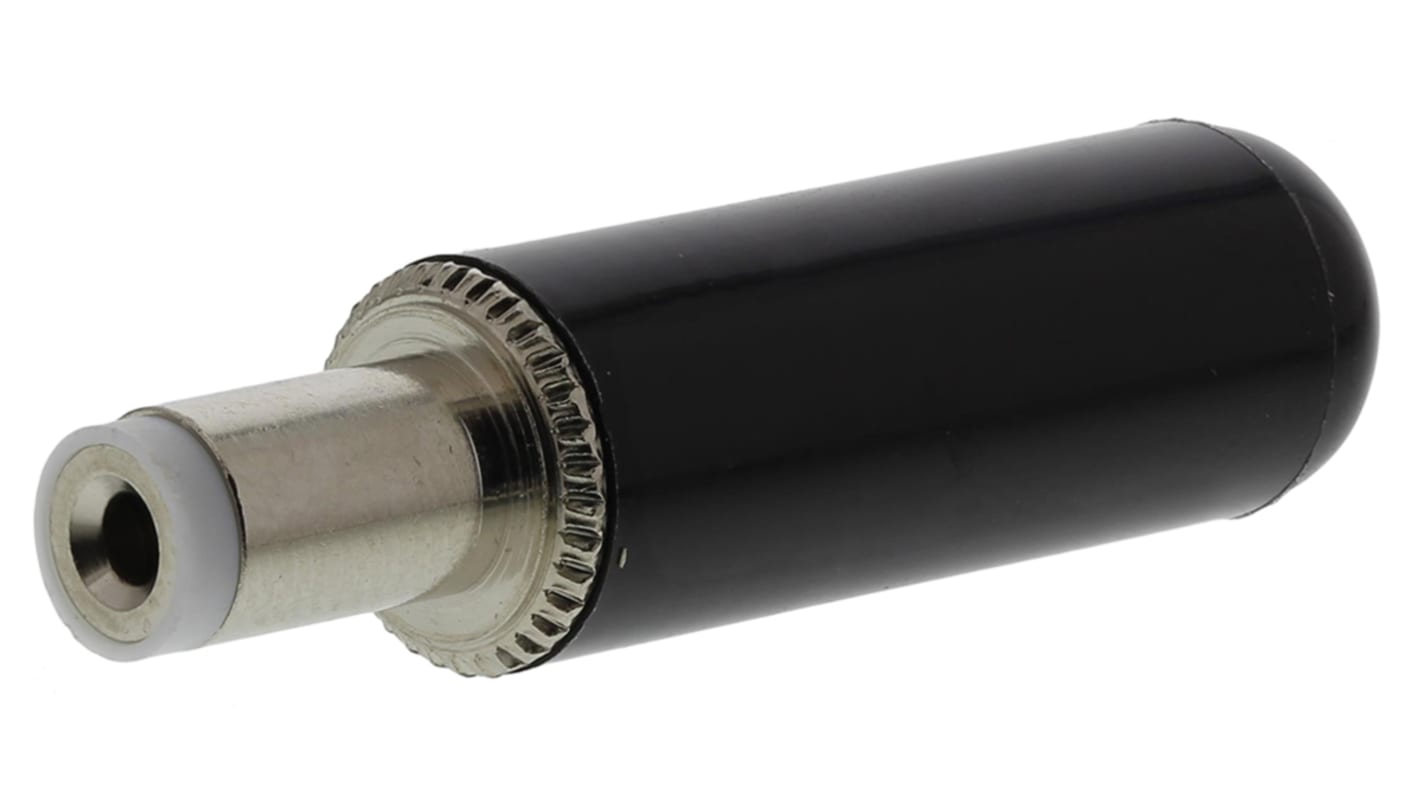 Switchcraft DC Plug Rated At 5.0A, Cable Mount, length 36mm, Tin