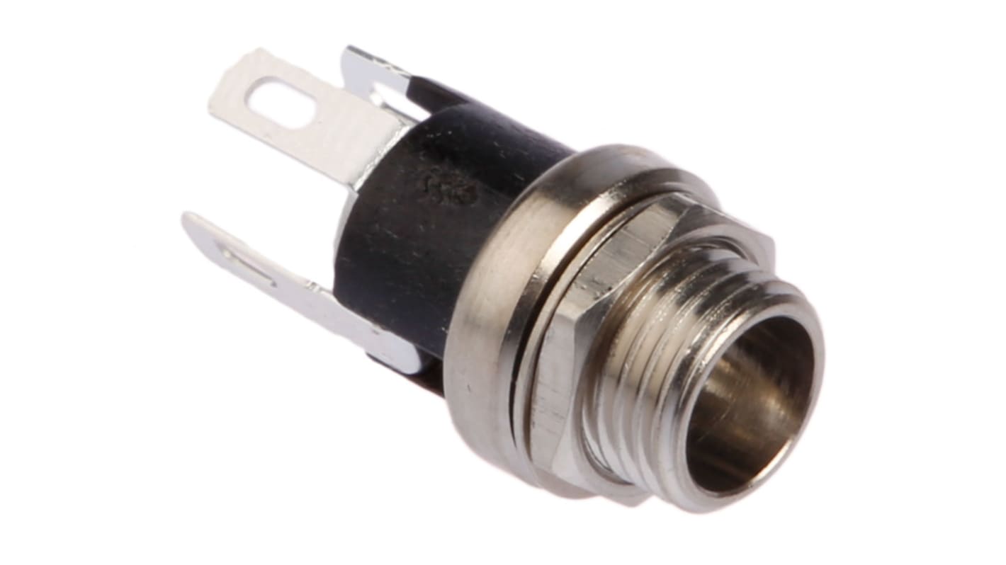 Presa di alimentazione c.c. Switchcraft, 12,0 V, 5.0A, Ø pin 2.5mm, Montaggio a pannello
