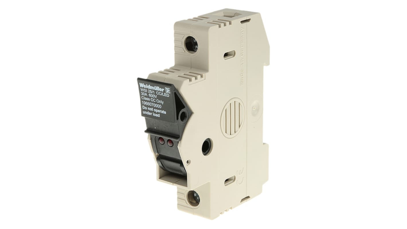 Weidmuller 1966070000 W Series Brown, Single-Level, Screw Termination