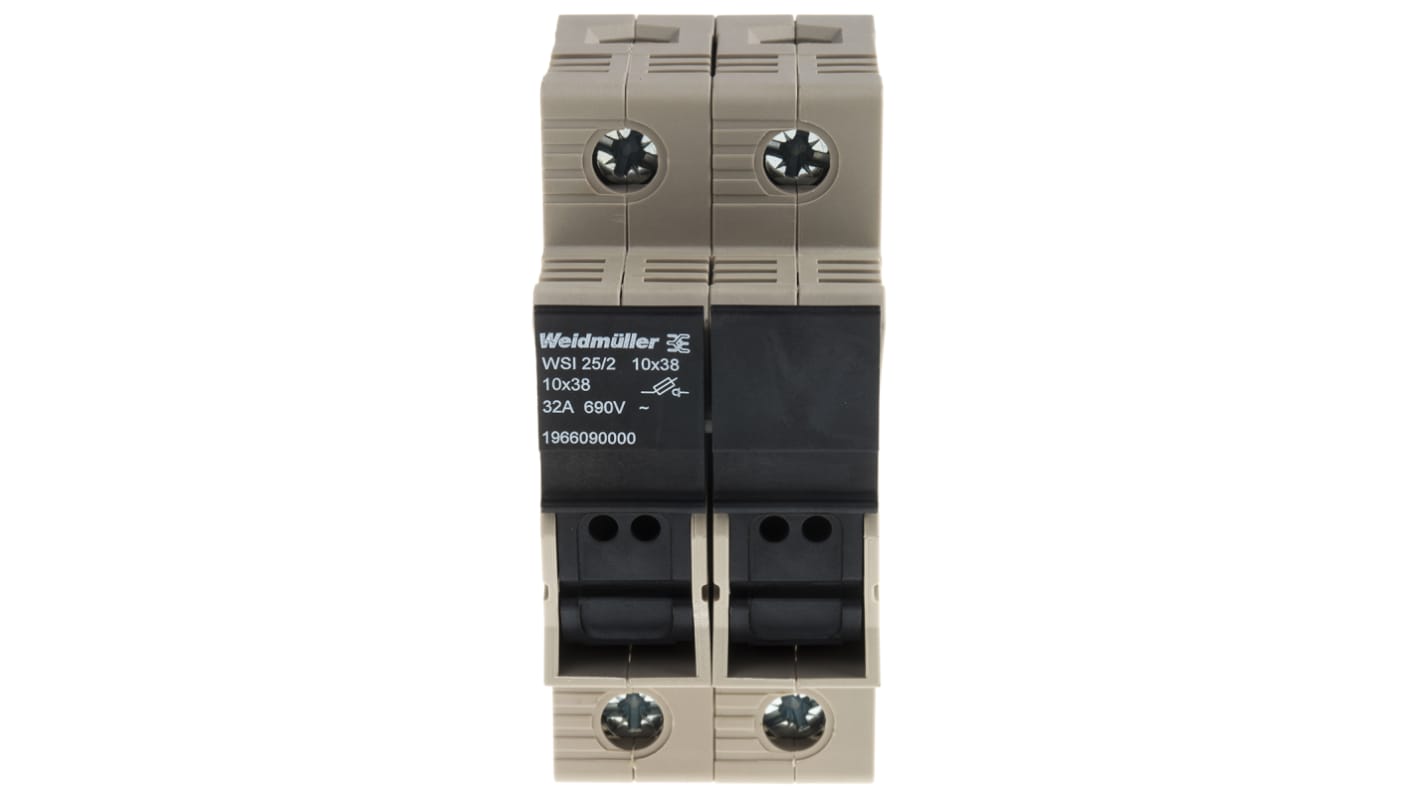 Weidmuller 1966090000 W Series Beige, Single-Level, Screw Termination