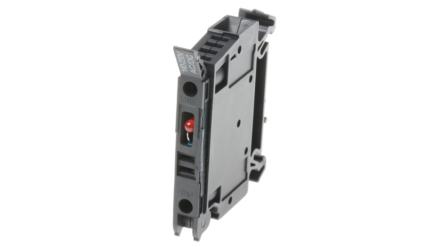 Weidmuller 1886550000 W Series Black, 4mm², Single-Level, Screw Termination, Fused