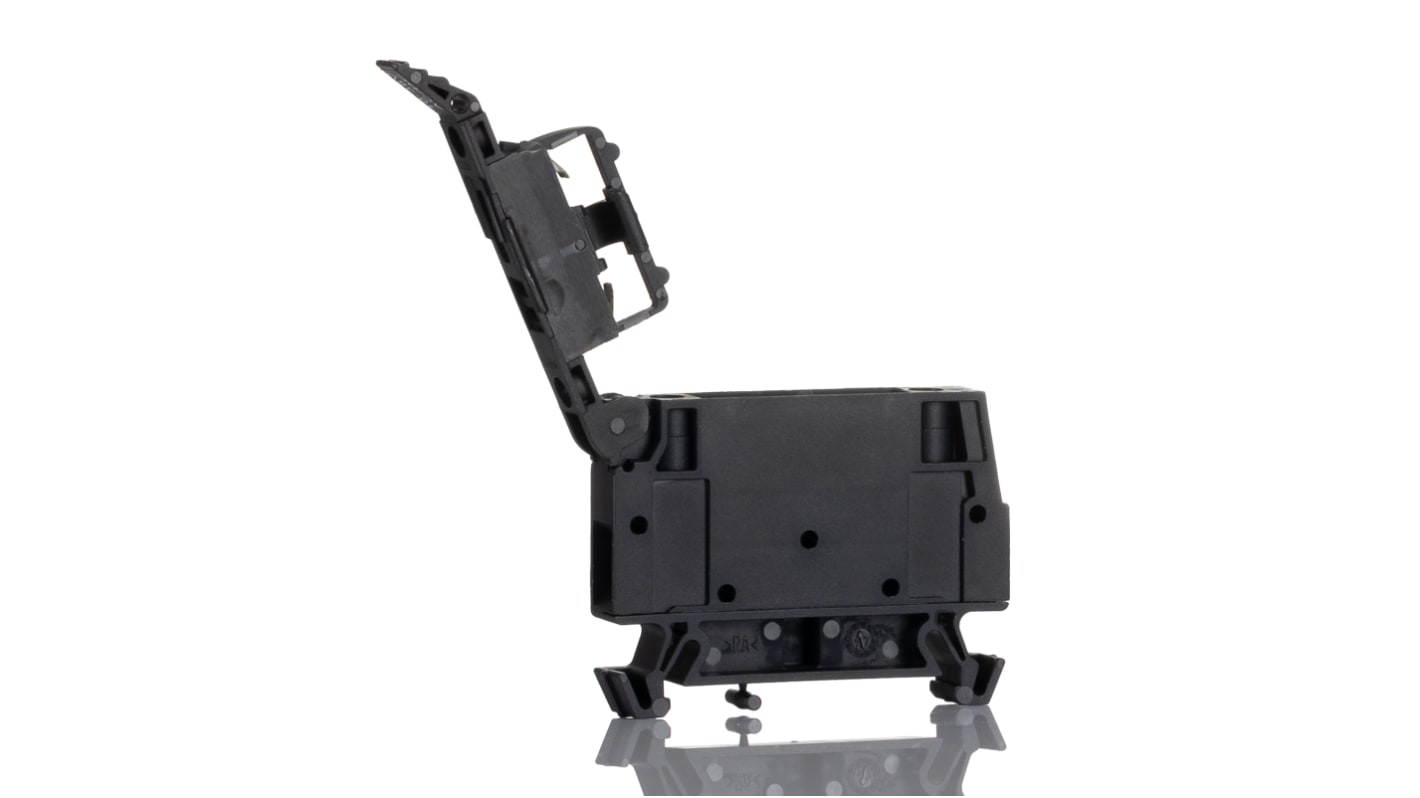 Weidmuller 1886590000 W Series Black, 0.5 → 4mm², Single-Level, Screw Termination