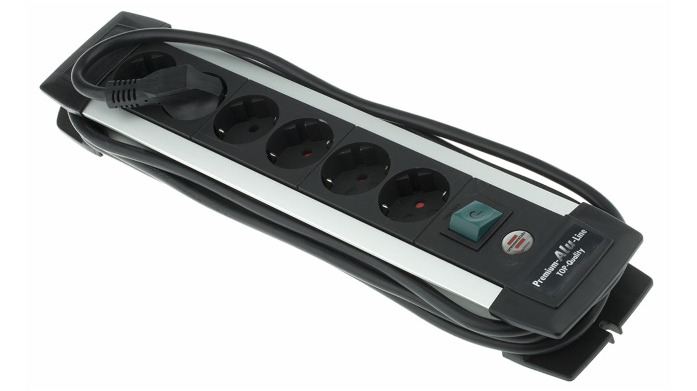 Connettore femmina di prolunga brennenstuhl 3m, 6 prese, spina Schuko, 230 V, 16A