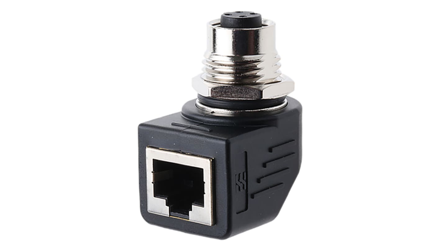 Adaptér RJ Zásuvka M12/zásuvka RJ45 Cat5 Weidmüller