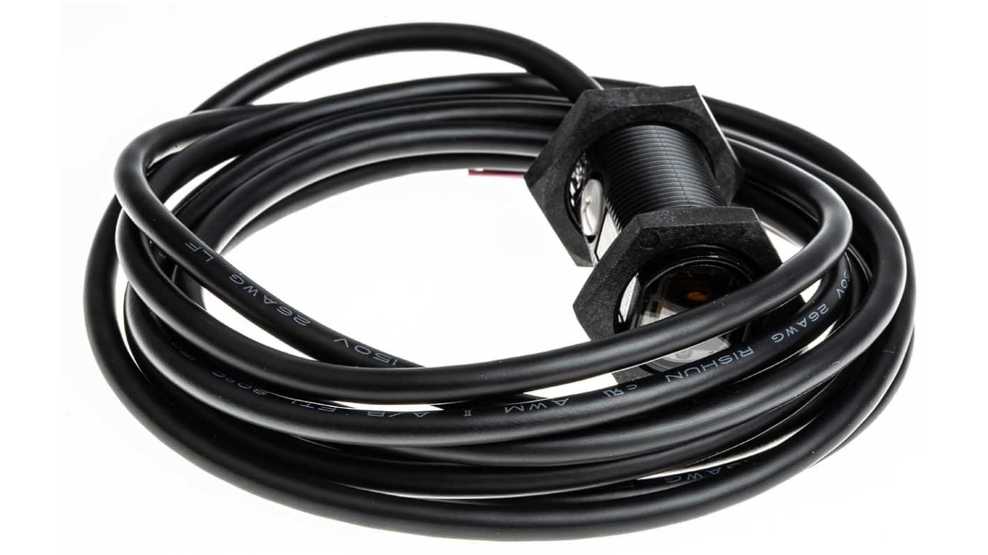 Rs-Online Sensore fotoelettrico Cilindrico Omron a retroriflessione rilevamento 0 → 500 mm uscita NPN