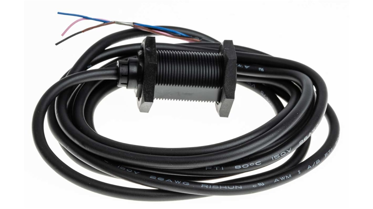 Rs-Online Sensore fotoelettrico Cilindrico Omron a diffusione rilevamento 100 mm uscita PNP