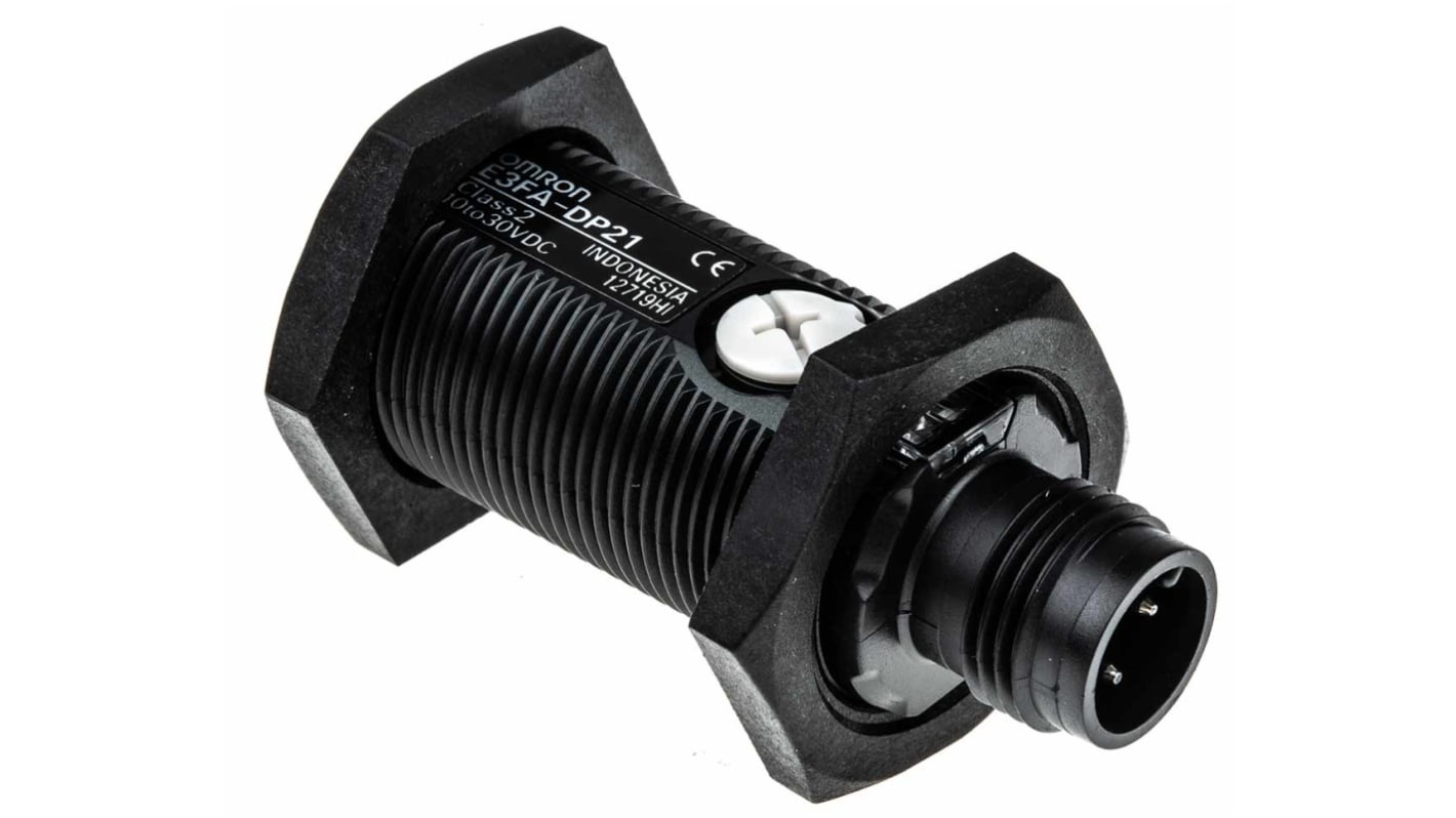 Rs-Online Sensore fotoelettrico Cilindrico Omron a diffusione rilevamento 100 mm uscita PNP