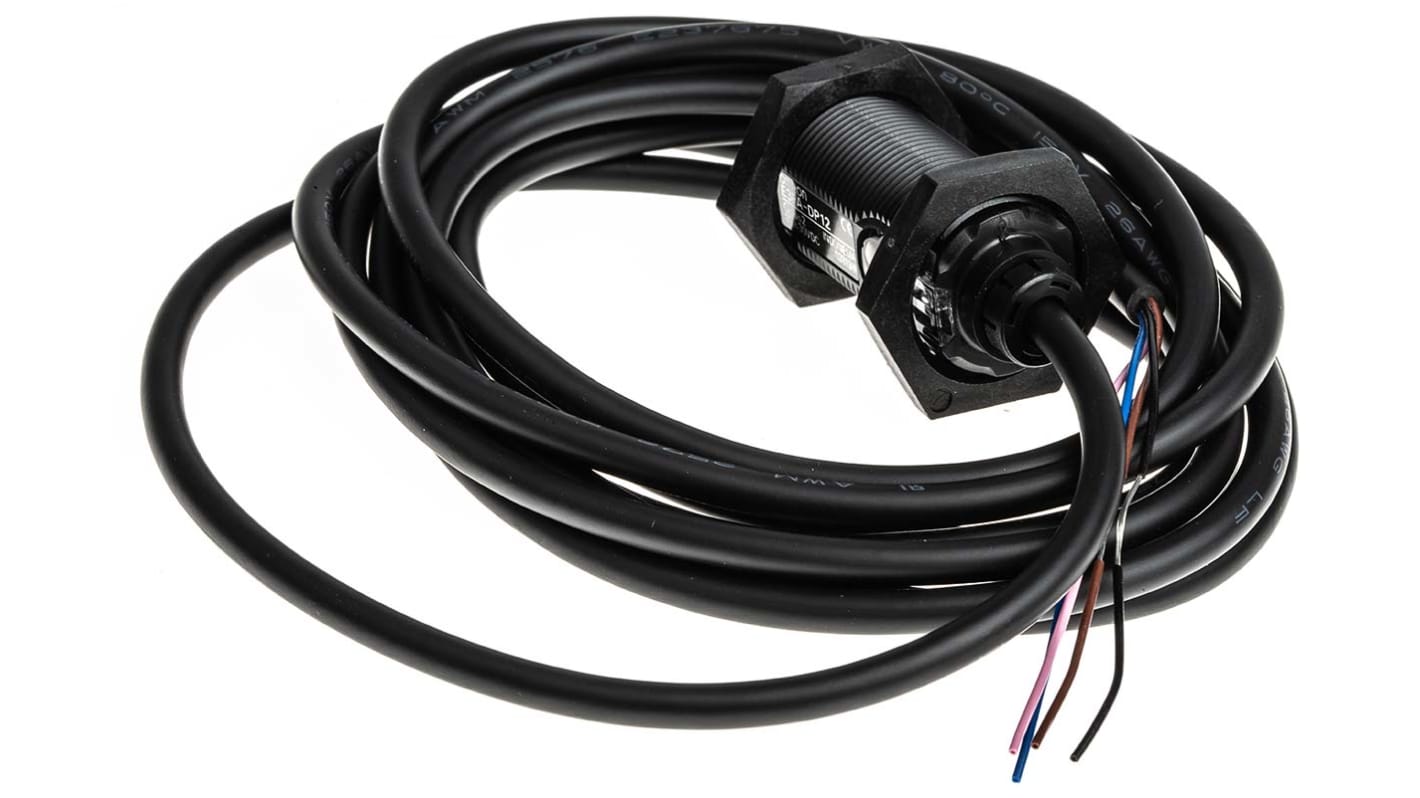 Rs-Online Sensore fotoelettrico Cilindrico Omron a diffusione rilevamento 300 mm uscita PNP