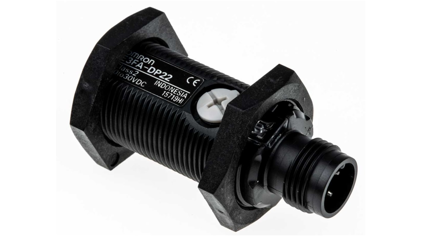 Rs-Online Sensore fotoelettrico Cilindrico Omron a diffusione rilevamento 300 mm uscita PNP