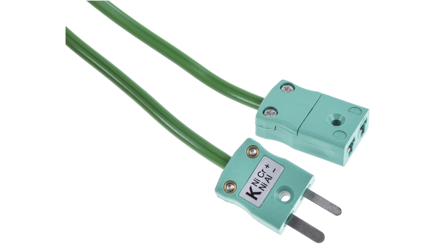 RS PRO Type K Thermocouple Cable/Wire Extension Lead, 10m, Unscreened, PVC Insulation, +105°C Max, 7/0.2mm