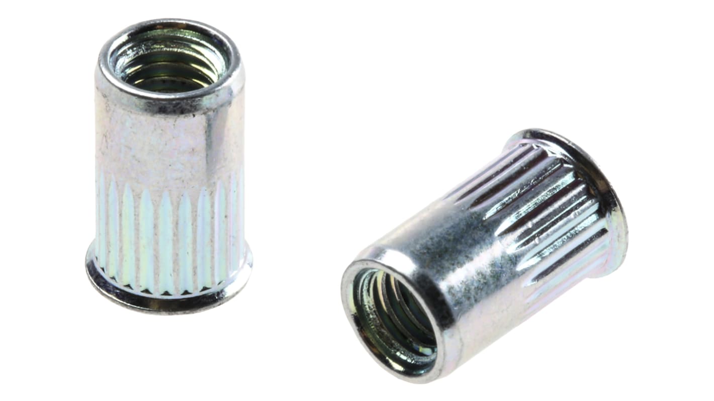 POP Φ6.9mm 钢空心铆钉, 11.8mm长, 可插入0.5mm材料