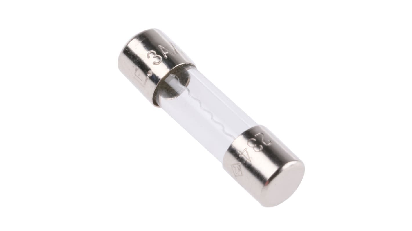 Littelfuse 3A Finsikring, Reaktionshastighed: M, 250V ac, 5 x 20mm