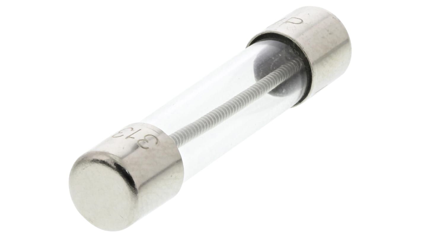 Littelfuse 2A T Glass Cartridge Fuse, 6.3 x 32mm