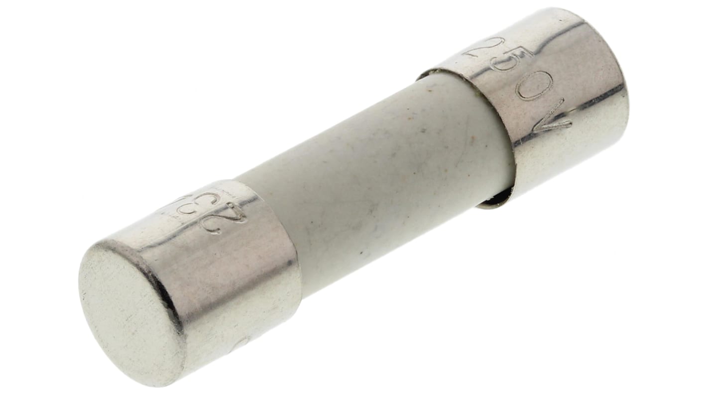 Littelfuse 6A Finsikring, Reaktionshastighed: M, 250V ac, 5 x 20mm