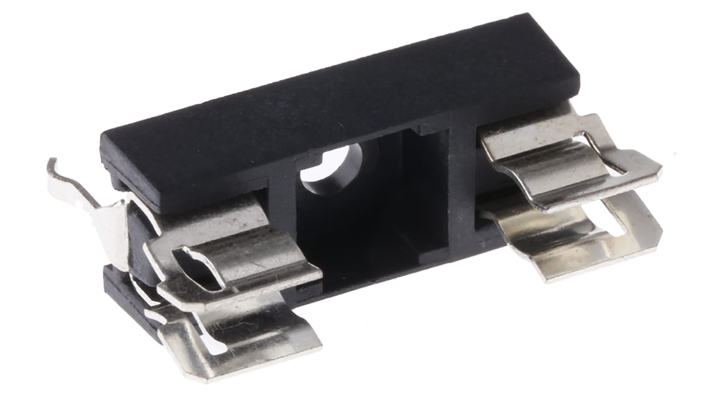 Littelfuse 6.3A PCB Mount 5 x 20mm Cartridge Fuse Block, 250V