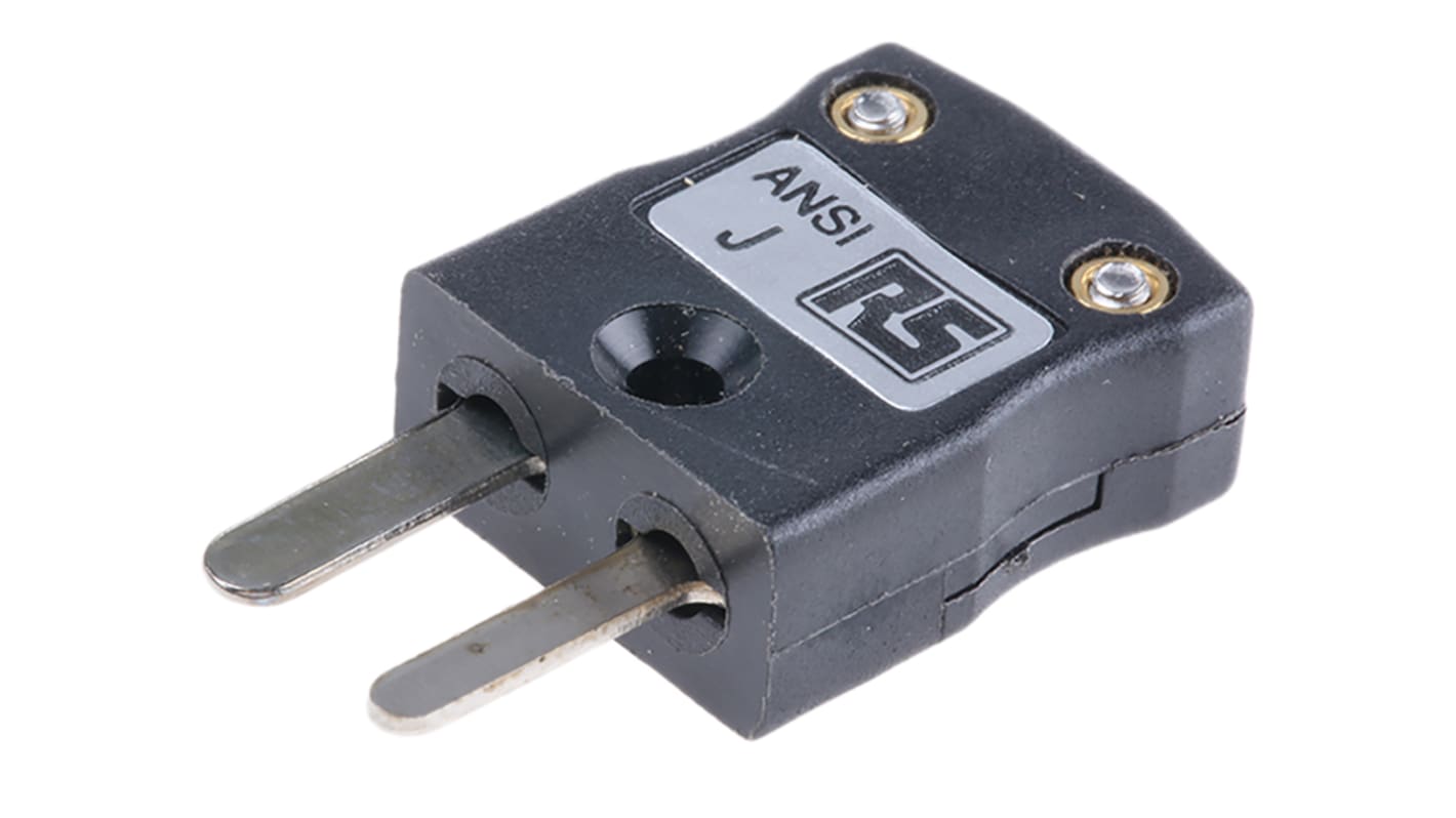 RS PRO Miniature Thermocouple Connector for Use with Type J Thermocouple, 4mm Probe, ANSI, RoHS Compliant Standard