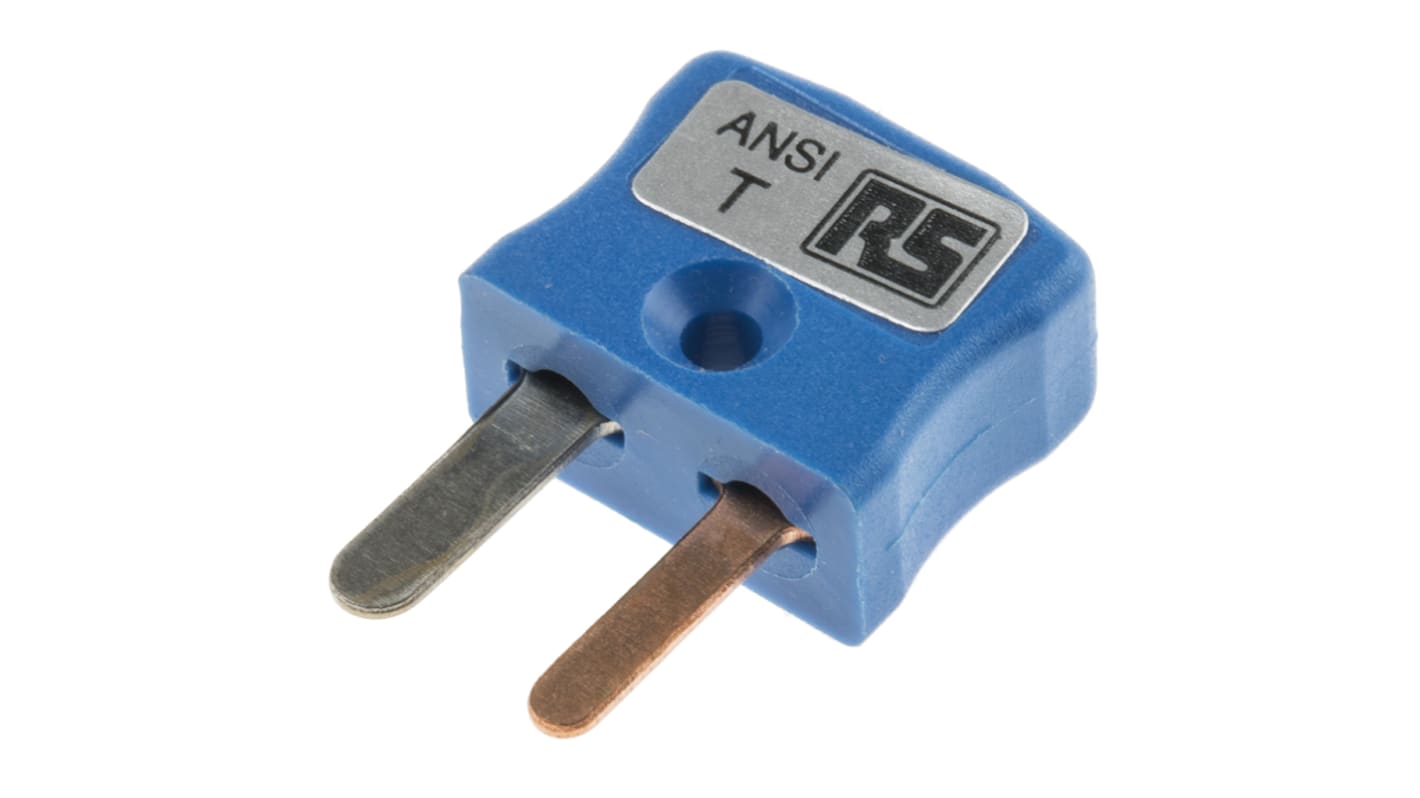 RS PRO Miniature Thermocouple Connector for Use with Type T Thermocouple, 4mm Probe, ANSI, RoHS Compliant Standard