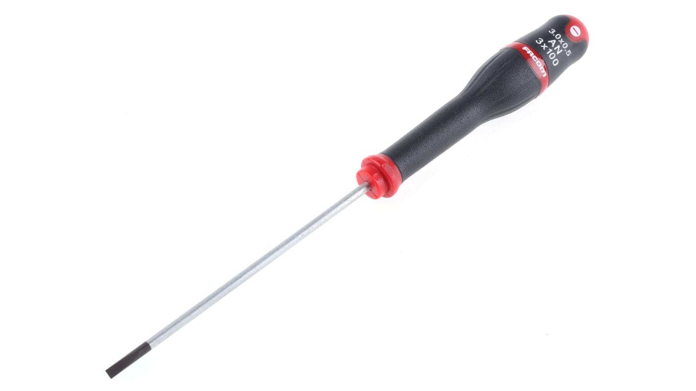 Tournevis standard Facom, pointe , pour vis Fendu 3 mm type Tournevis standard