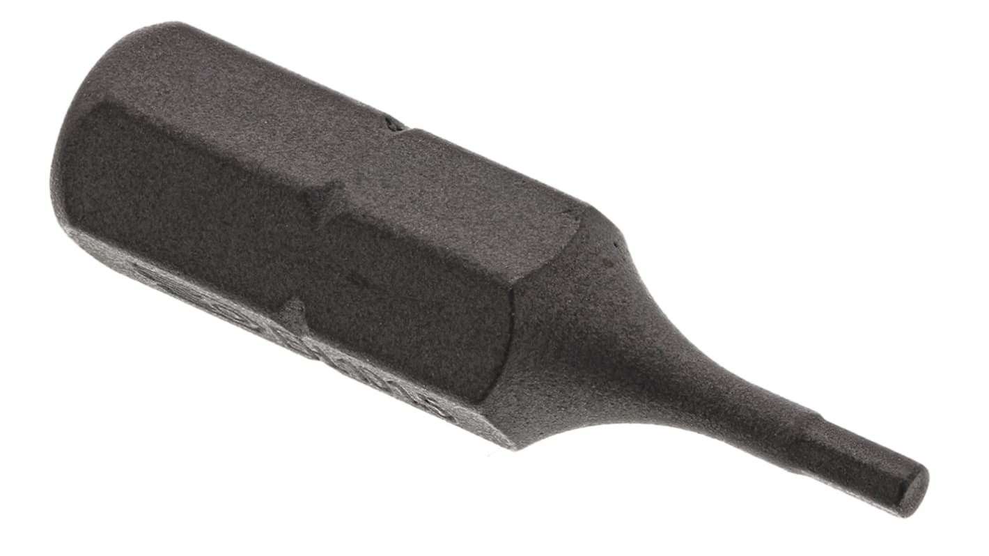 Facom Hexagon Screwdriver Bit, 1.5 mm Tip, 1/4 in Drive