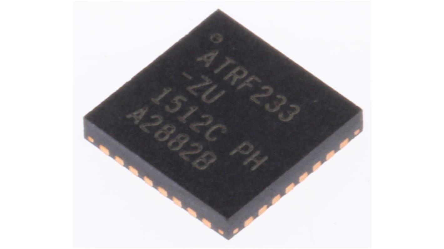 Microchip AT86RF233-ZU, Zigbee Transceiver 2.32GHz to 2.5GHz 32-Pin QFN