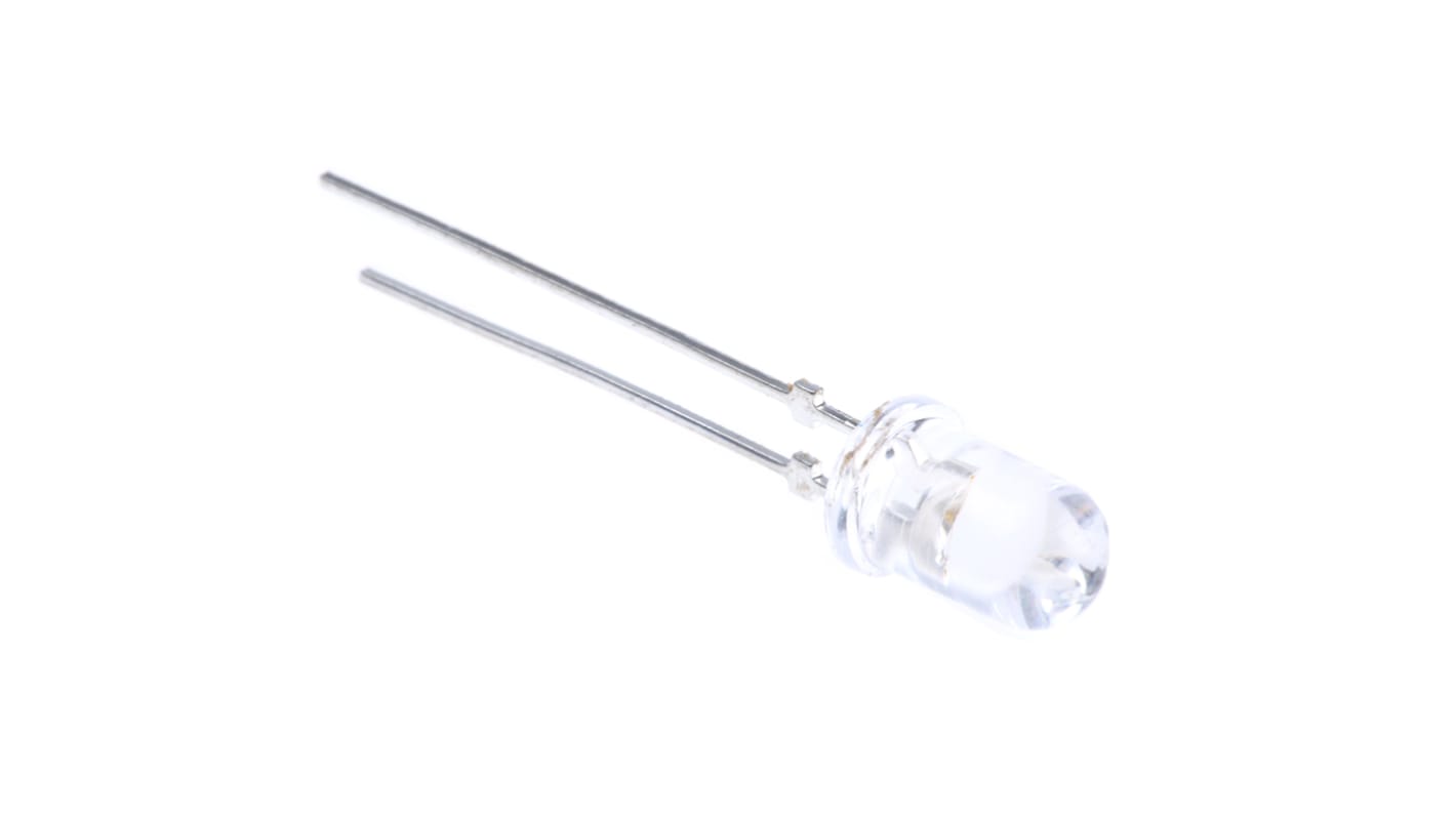 Broadcom3.2 V Blue LED 5mm Through Hole, HLMP-CB1B-XY0DD