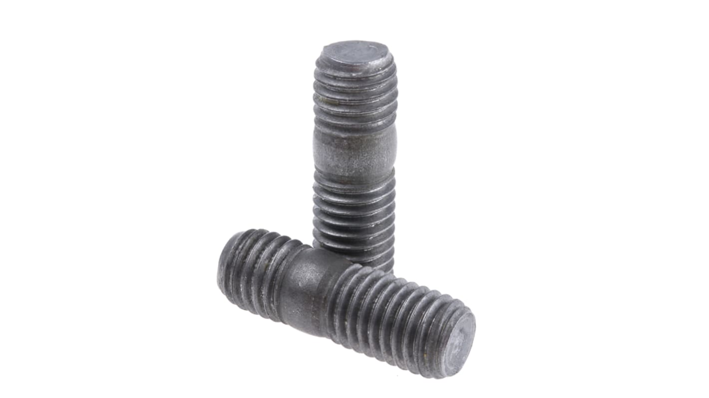 RS PRO Plain Steel Threaded Rod, M10, 30mm