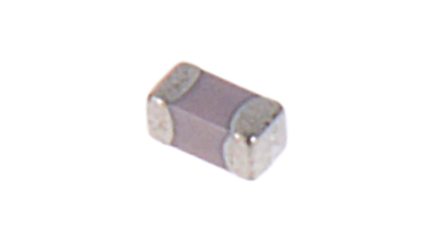 KEMET 18pF 50V dc C0G ±5% 0402 (1005M) - 積層セラミックコンデンサ(MLCC)