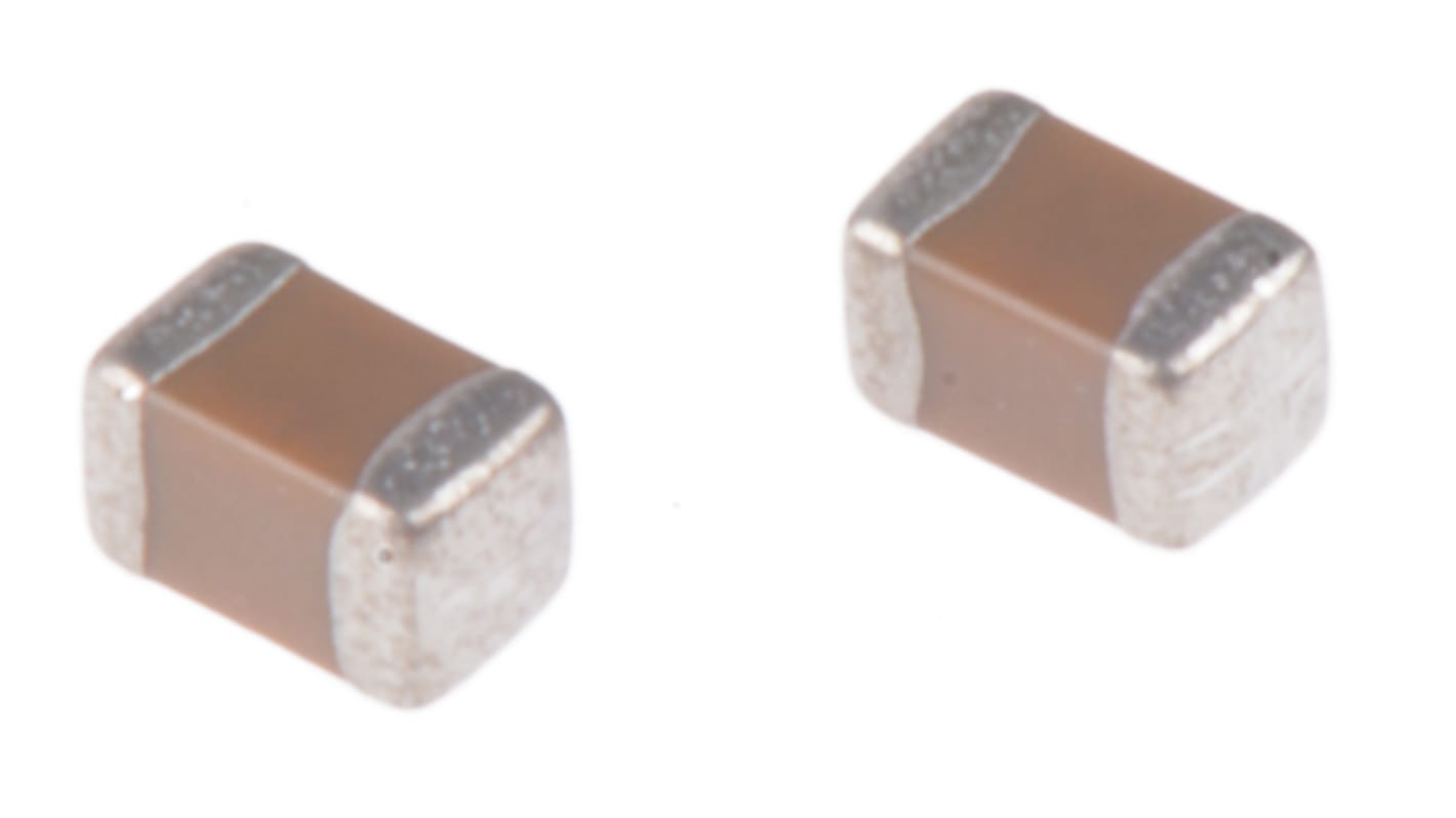 KEMET 3.3nF Multilayer Ceramic Capacitor MLCC, 500V dc V, ±10% , SMD