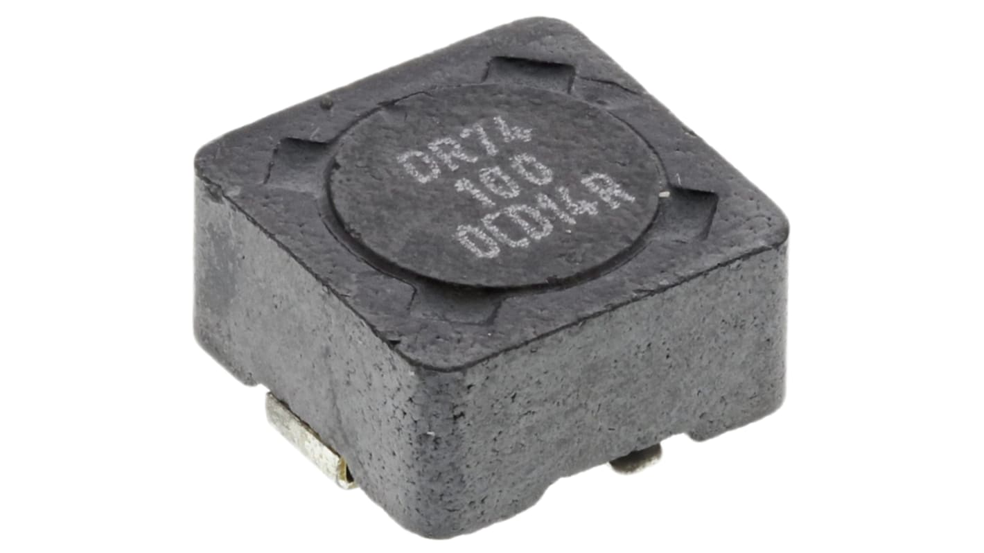 Eaton, 0704 Shielded Wire-wound SMD Inductor with a Ferrite Core, 10 μH ±20% Wire-Wound 3.17A Idc