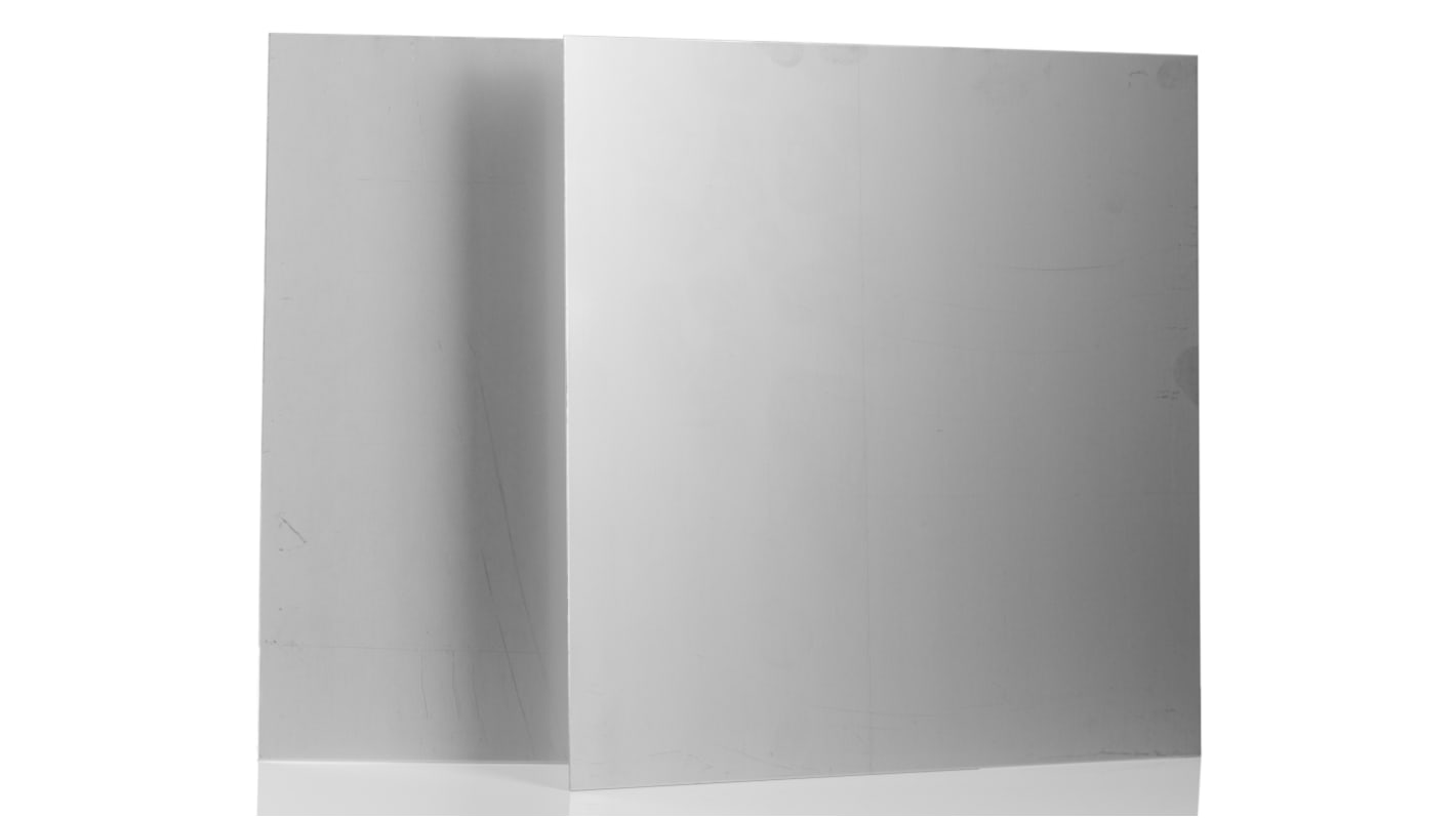 RS PRO Stainless Steel Metal Sheet 300mm x 300mm, 1mm Thick