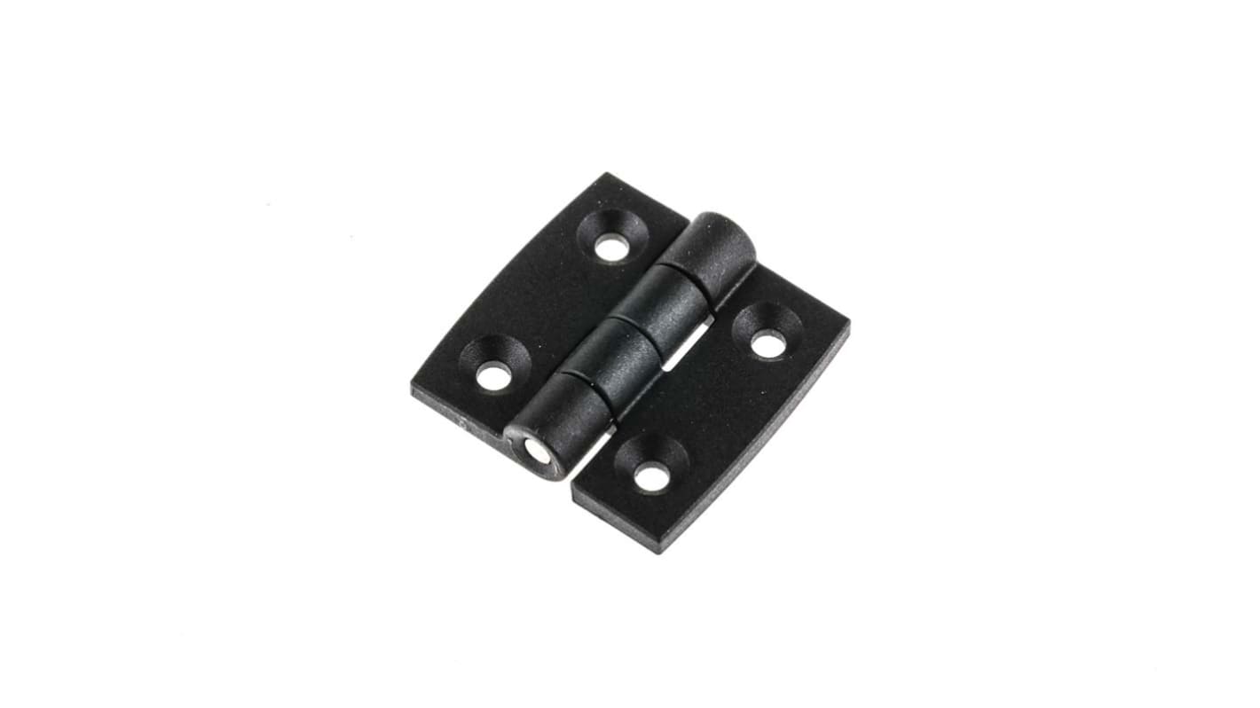 RS PRO バットヒンジ ガラス繊維強化ナイロン, 無拘束, 平丁番, 長さ:30mm