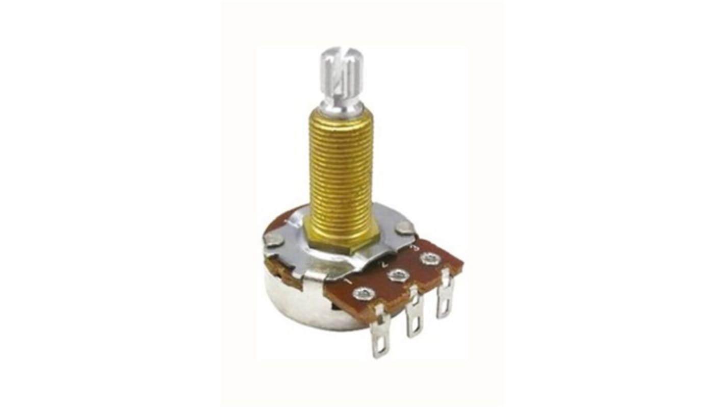 Bourns PDB241-GTR 250kΩ Rotary Potentiometer 1-Gang Panel Mount, PDB241-GTR03-254A2