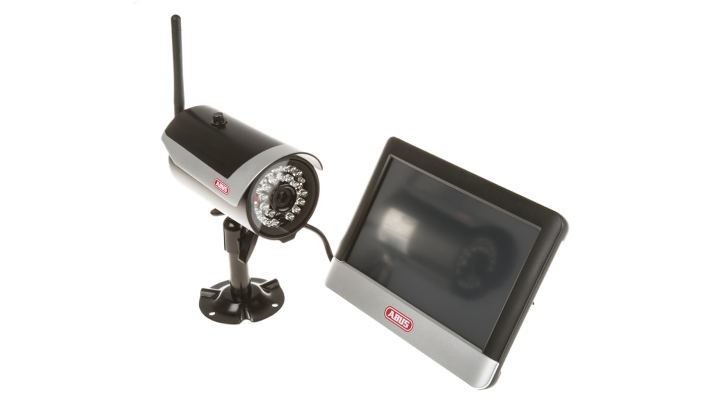 ABUS Outdoor IR CCTV System, 4 Camera Connections, WLAN