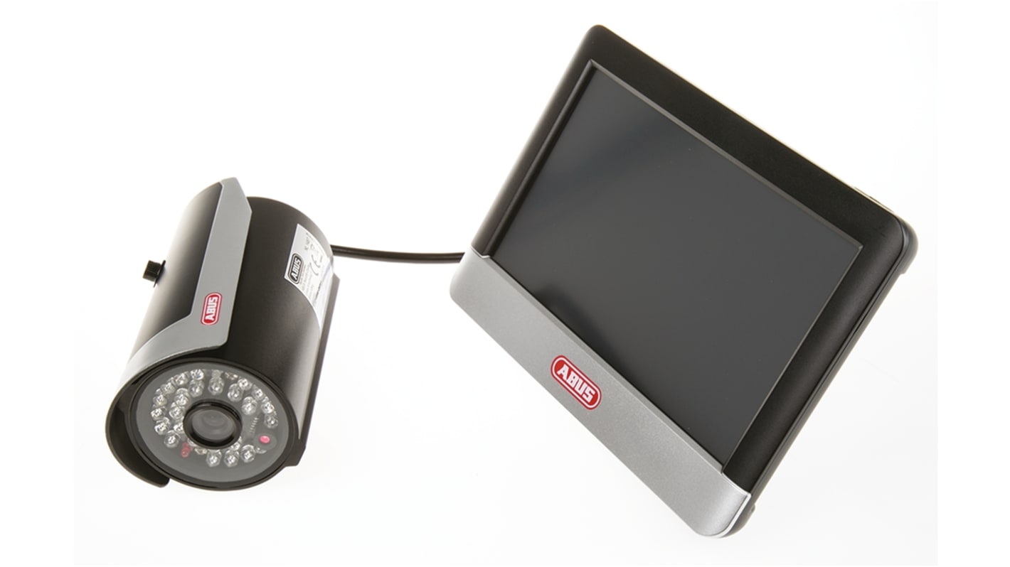 ABUS Outdoor IR CCTV System, 4 Camera Connections, WLAN