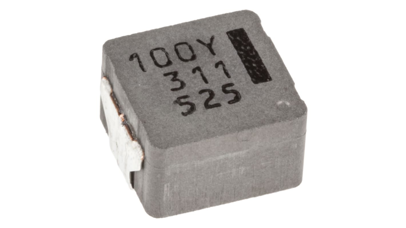 Panasonic 0854绕线电感, 10 μH, 6.7A, 37mΩ, ±20%容差, 屏蔽, 8.5 x 8 x 5.4mm, ETQP5M系列