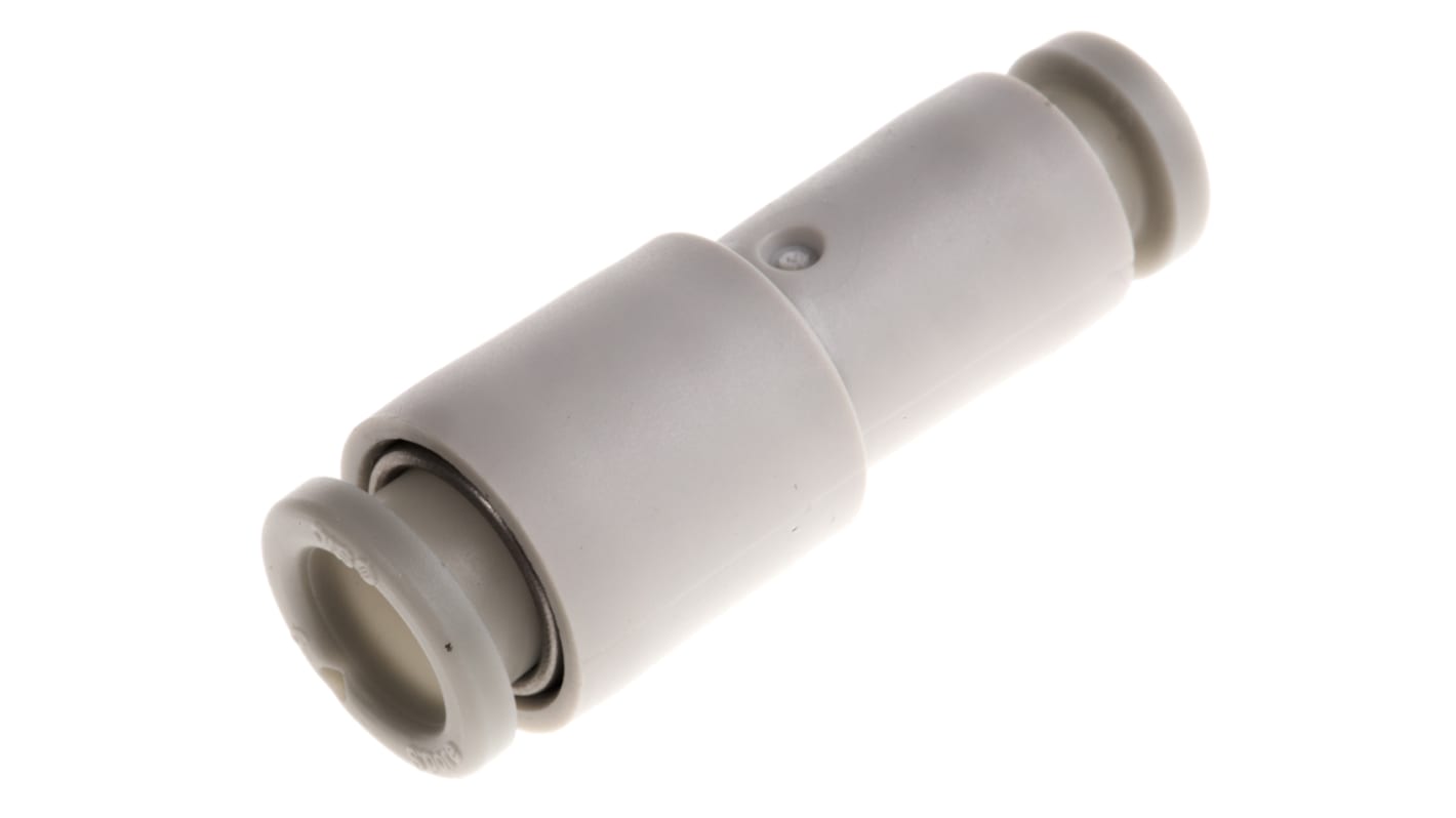 SMC KQ2 Series Straight Tube-to-Tube Adaptor, Push In 4 mm to Push In 6 mm, Tube-to-Tube Connection Style