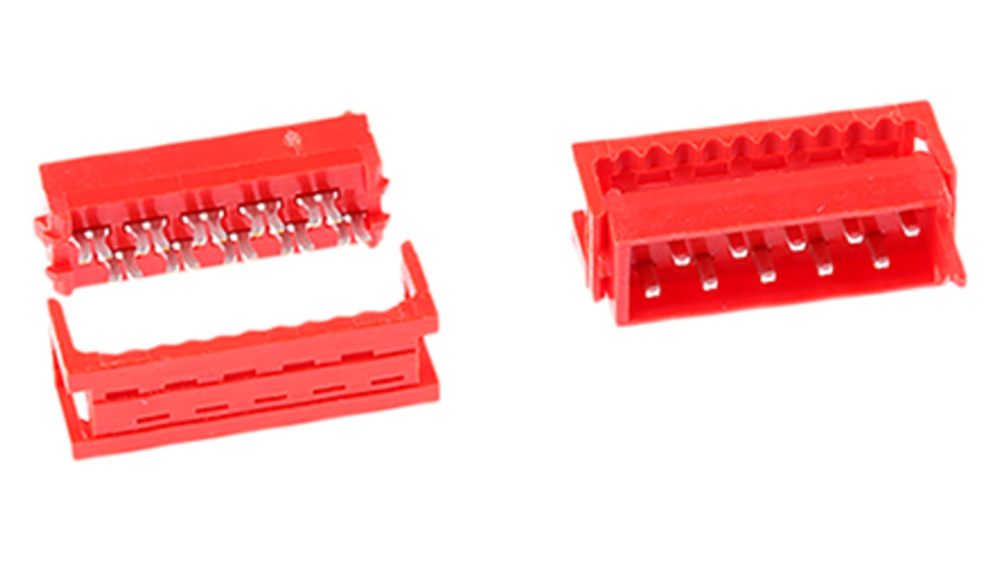 Würth Elektronik WR-MM IDC-Steckverbinder Stecker, , 10-polig / 2-reihig, Raster 1.27mm