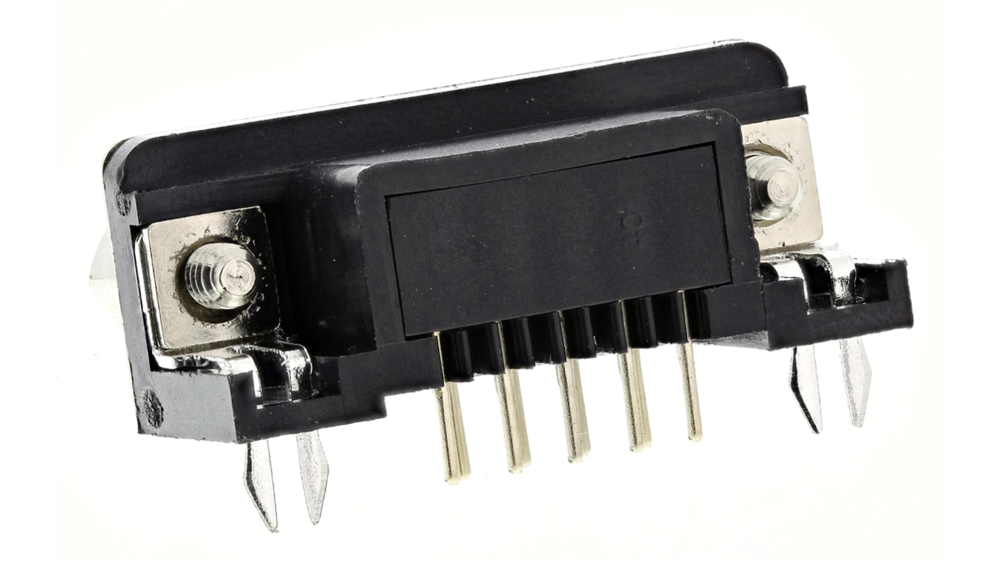 Wurth Elektronik 618 9 Way Right Angle Through Hole D-sub Connector Plug, 2.77mm Pitch