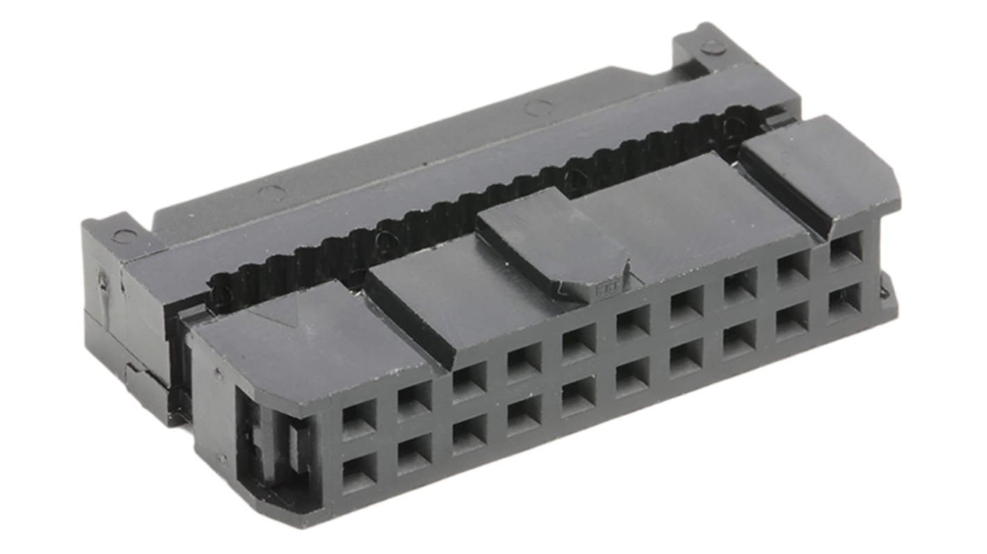 Connecteur IDC Wurth Elektronik Femelle, 20 contacts, 2 rangées, pas 2.54mm, Montage sur câble, série WR-BHD