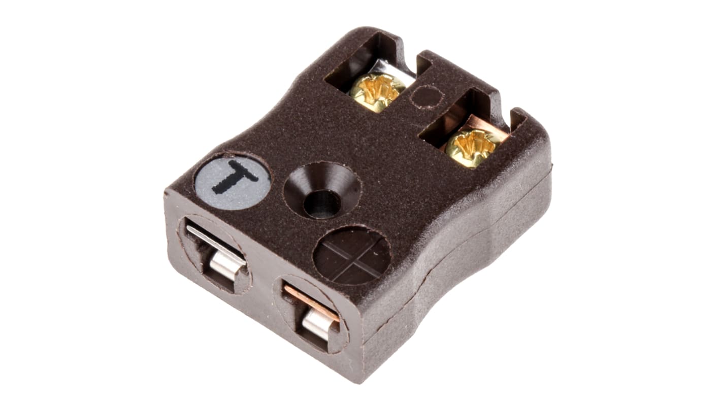 RS PRO, Miniature Miniature PCB Socket Connector for Use with Type T Thermocouple, 4mm Probe, JIS Standard