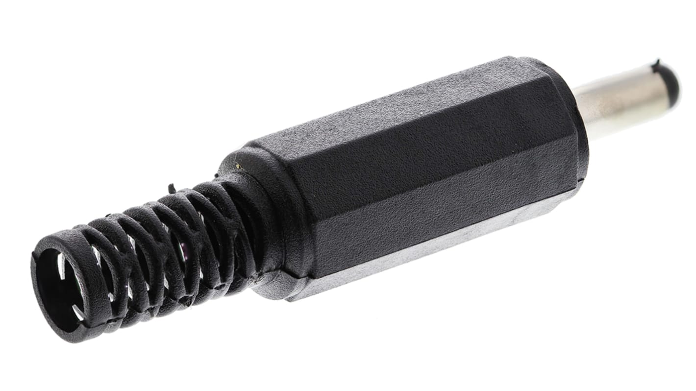 Wtyk zasilania DC Wtyk DC średnica zew: 3.5mm Montaż na kablu średnica wew: 1.4mm 1.0A 12.0 V.