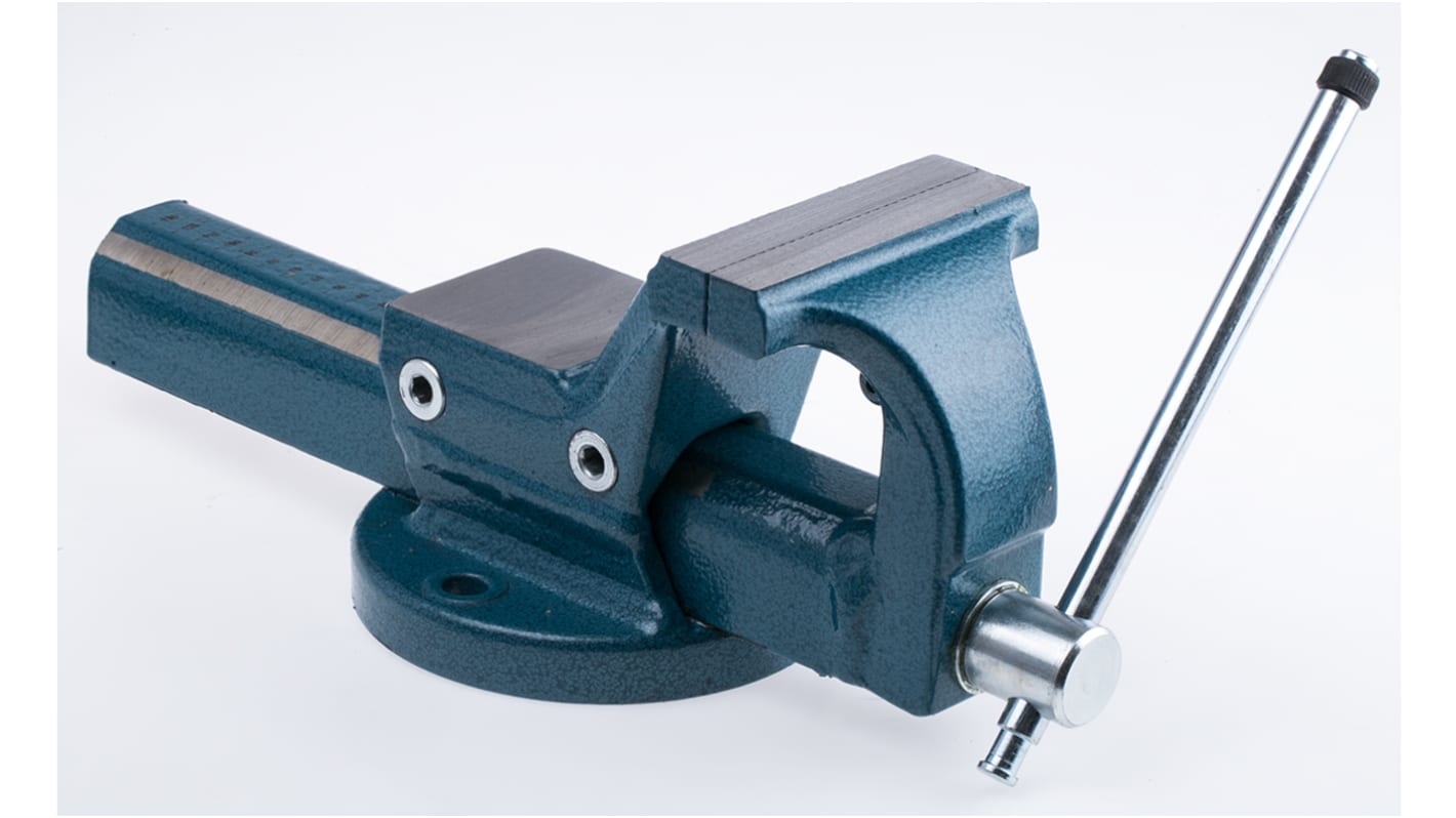 RS PRO Bench Vice x 82mm 120mm x 150mm, 9.5kg