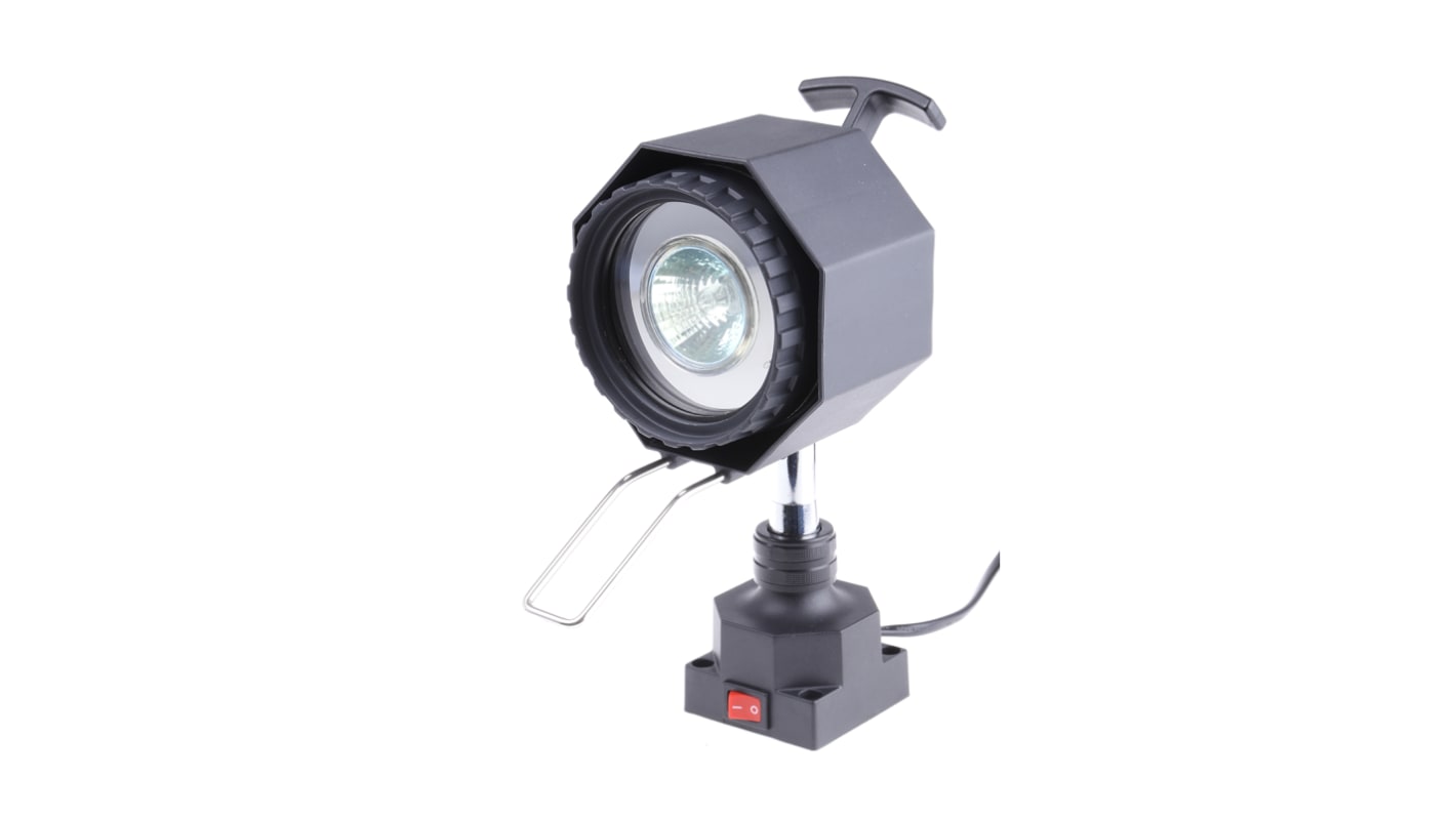 Lámpara para maquinaria Halógena Serious, Corto, 12 V, 50 W, cable de 2m, IP65