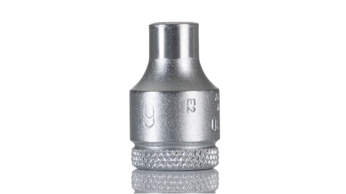 Gedore 3/8 in Drive 6mm Standard Socket, 6 point, 28 mm Overall Length