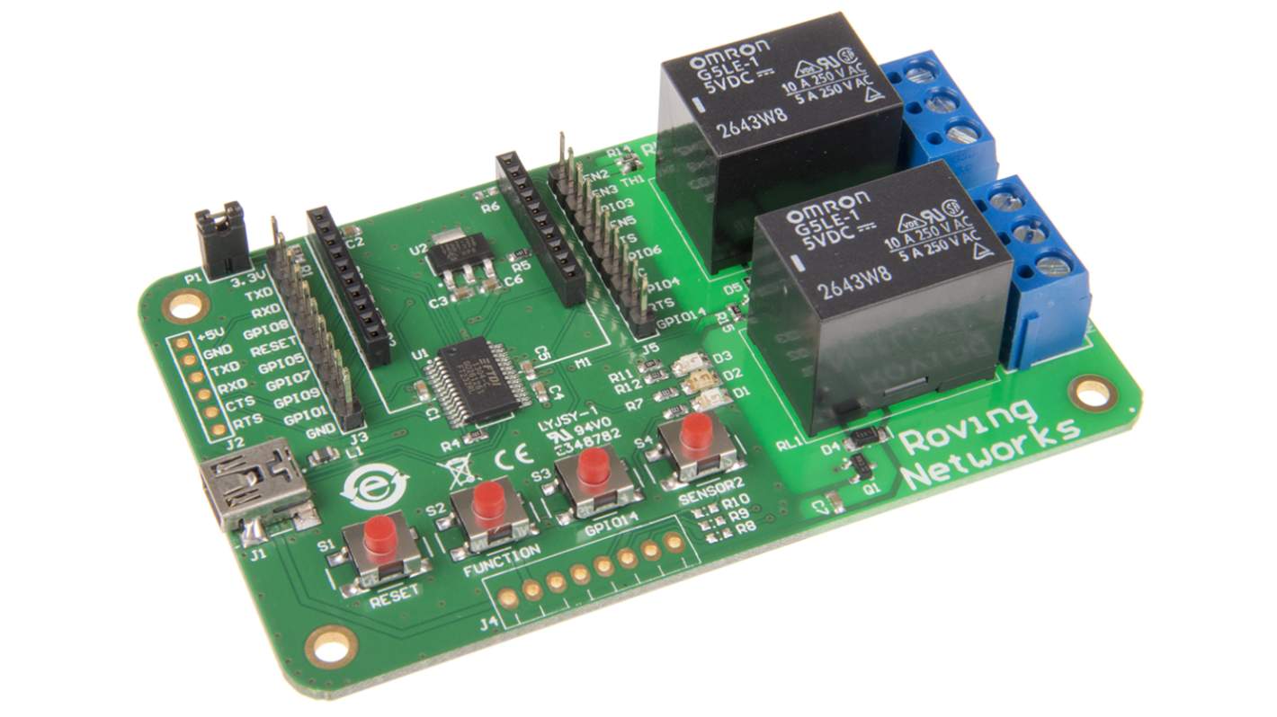 Microchip WiFi评估套件, 2.4GHz, RN171XV芯片