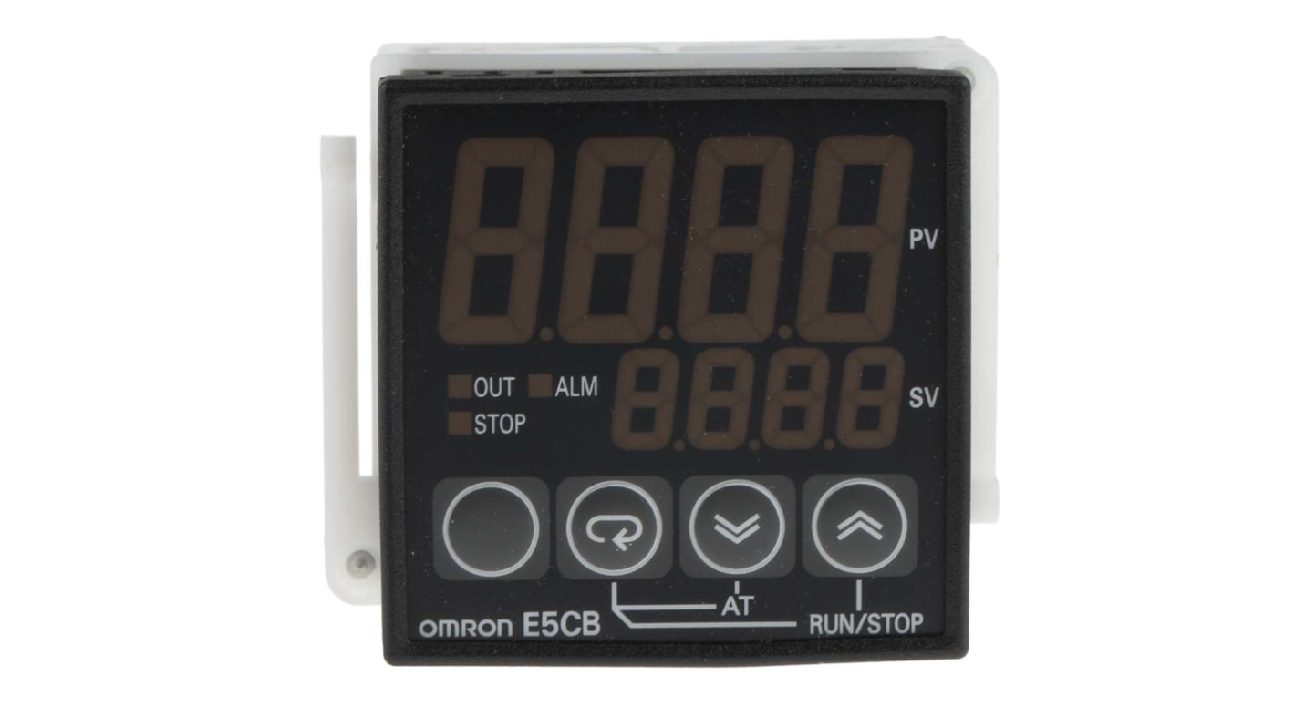 Rs-Online Termoregolatori PID Omron E5CB 24 V ca / cc 48 x 48mm 1 uscita SSR relè a stato solido logica