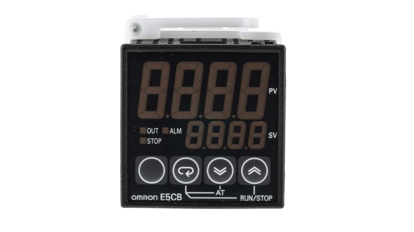 Rs-Online Termoregolatori PID Omron E5CB 24 V ca / cc 48 x 48mm 1 uscita Relè